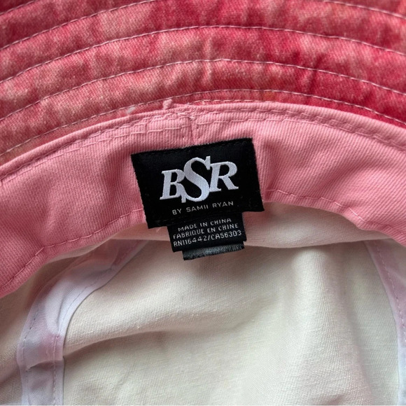 By Samii Ryan Blue Pink Yellow Tie Dye Bucket Hat - Picture 9 of 14